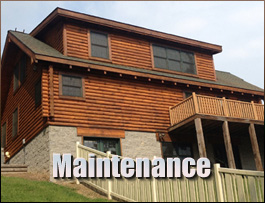  Tarawa Terrace, North Carolina Log Home Maintenance